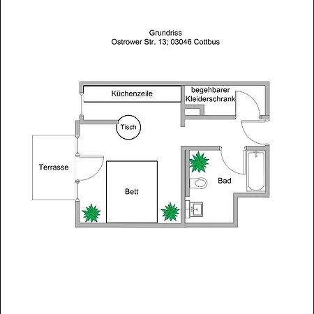 Black & Wood Design Im Zentrum * Cottbus